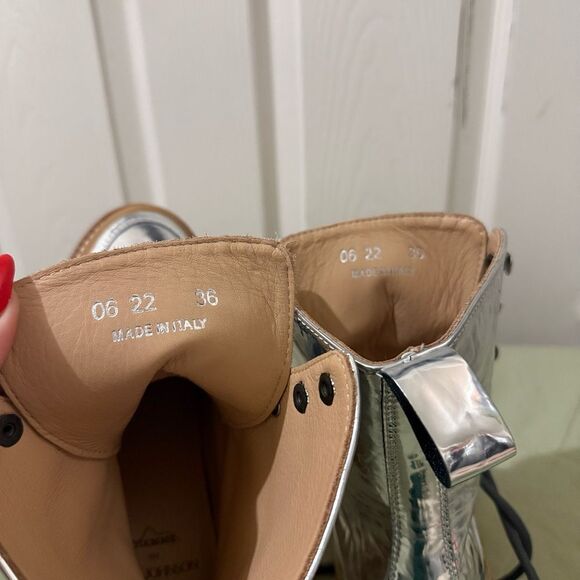 NEW ULLA JOHNSON etna boot in platinum - Picture 9 of 12